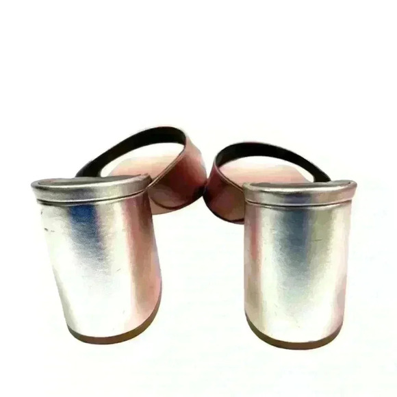 Stuart Weitzman TIA 85 slide pyrite multi color leather US 6 Shelf pull - Picture 6 of 10